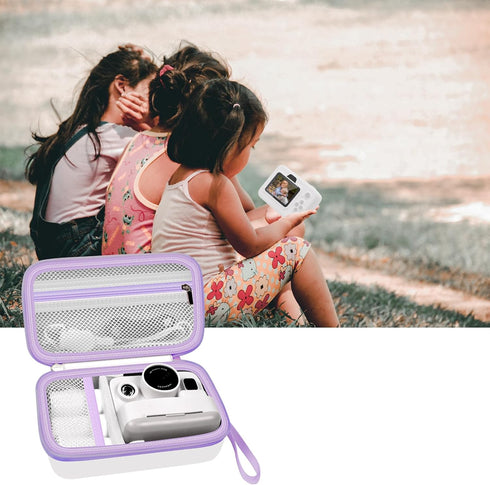 Case Compatible with DYLANTO for Anchioo, ESOXOFFORE, YTETCN, WEEFUN, GKTZ, Amzelas Instant Print Camera - White