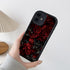kadezia 11 6.1 inch for iPhone Case Dark Red Rose Bouquet Step Design Soft Touch Case, Slim, Anti-Fingerprint, Elegant