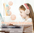 Kids Headphones with Cord, 3.5mm Jack, 85/94dB Safe Volume Control, Built-in Microphone for Kids/Teens