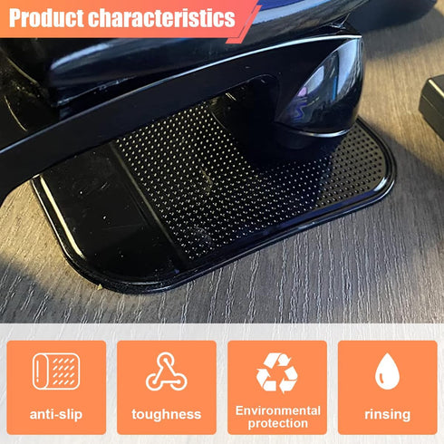 ZIMISI 5PCS (5PCS) Car Dashboard Non-Slip Mat, Thicker Sticky Mat & Anti Slip Pad, Cell Phone Bracket Mats, Anti-Slip