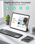 Samsers Multi-Device Foldable Bluetooth Keyboard with Touchpad, Rechargeable Wireless Keyboard for Android Windows iOS