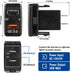 Anina USB C Car Charger Socket for Toyota, 12V/24V Dual USB Outlet PD3.0 & QC3.0 with LED Voltmeter for Tundra 2005-2006