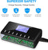 USB Charger, slitinto 60W 12A 8-Port USB Charging Station Multi Port Hub Charger with LCD Display for Multiple Devices