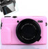 Pocoukate Silicone Camera Body Case for Canon G7X/G7X Mark II/Mark III with Optical Screen Protector
