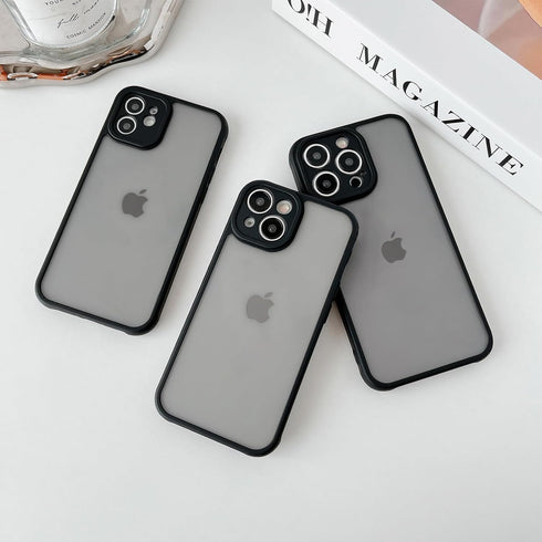 RALEAVO iPhone 13 Case - Slim Black Matte Hard PC Cover, Military Drop Protection, Skin-Friendly, 6.1-inch.