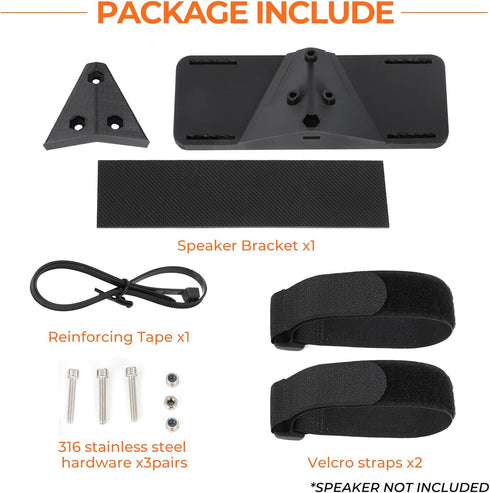 Universal Speaker Mount for Sea-Doo Spark TRIXX, Cruise Speaker Bracket for Sea-Doo Spark 2 Up