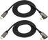 90 Degree Type C 3.1 Extension Cable, 4K@60Hz Right & Left Angle USB Male to Male Connector, 1M/2Pack