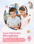 Unicorn Kids Headphones for Girls, Foldable Bluetooth Headphones for Toddlers, Light Up Wireless Headphones for