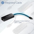 TRENDnet 2.5G USB-C to RJ-45 Ethernet Adapter - 2-in-1 Compatible with USB C/Thunderbolt 3 or USB 3.1, Black