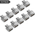 Duttek USB A to USB C Adapter 10 Pack, USB Type C Male to USB 2.0 Type A Female Connector for Phone, Laptop