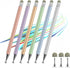 Stylus Pen for Touchscreen, 2in1 High Precision Sensitivity Stylus, Compatible with All Touch Screens (Silver/Blue/Gold)