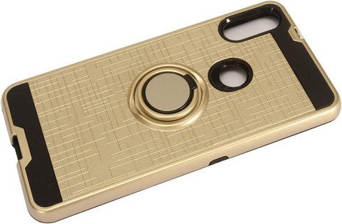 Alcatel 3V (2019) 5032W Hybrid Phone Case with Ring Stand - RS2 Gold