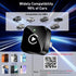 iGENJUN 2026 Wireless CarPlay Adapter Upgrade Mini Design, USB/USB-C Plug & Play Converts CarPlay to Wireless - Easy