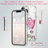 iPhone 15 Case - Pink Bling Diamond Glitter Rhinestone, 3D Bowknot, Cute Sparkly Gem, Luxury Fashion, Clear Protective.