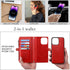 Compatibility: Flip Case for iPhone 12 Pro Max (6.7 Inch Display, Released 2020), Supports Wireless Charging, Red
