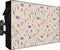 EZON-CH Outdoor TV Cover 40-43 inch Vase Tulip Lavender Florals Plants Weatherproof TV
