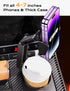 2-in-1 Cup Holder Phone Holder for Car, Adjustable Sturdy Fit for 4-7 inches Phones, Bottle Friendly