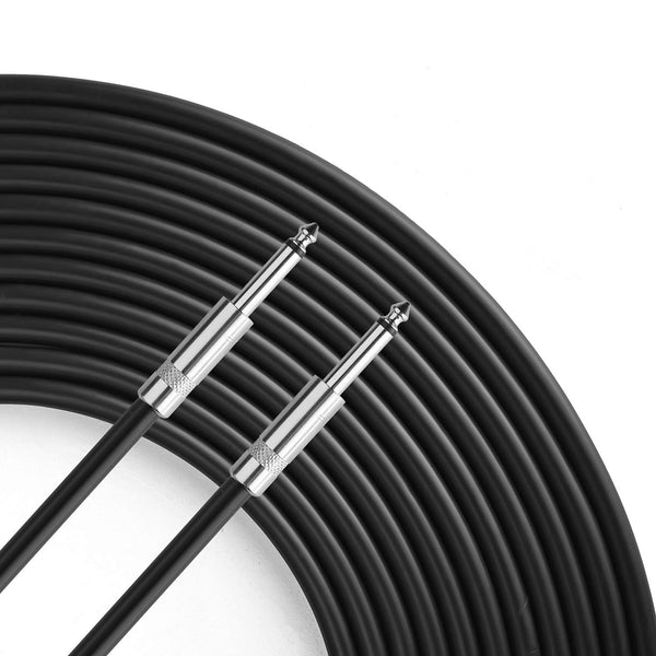 Pro 6 Feet 12AWG 1/4" to 1/4" Speaker Cable - Heavy Duty 6ft 12 Gauge Speaker Wire Cord with Twist Lock for Audio