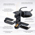 WixGear 2 in 1 Headphone Stand, PC Gaming Headset Cup Holder with Cable Organizer, 360° Adjustable Arm Clamp