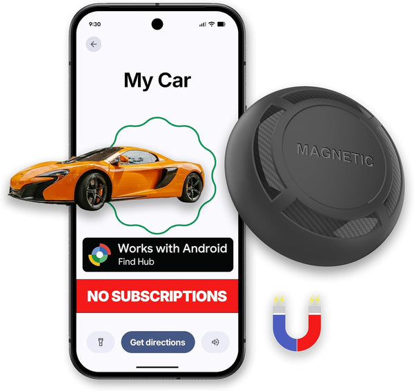 JPBEIDUOYIN GPS Tracker for Vehicles - Magnetic Car GPS Tracker, No Subscription, Works