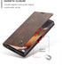 Samsung Galaxy Note 20 Ultra Wallet Case - Coffee Retro PU Leather Flip Magnetic Closure with Card Slots and Kickstand
