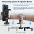 Manbily 360 180 Phone Tripod Mount, Metal Smartphone Mount Adapter with Dual Phone Holder, Swivel Flip Adjustable Clip