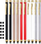ChaoQ Stylus for Touch Screens, Capacitive Stylus Pen (10 Pcs) - Black, White, Silver, Gold, Red with 12 Tips