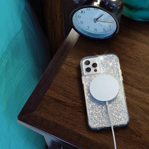 Case-Mate TWINKLE Case for iPhone 12 and 12 Pro (5G) - Compatible with MAGSAFE, 10 ft Drop Protection, Stardust