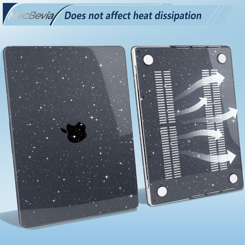 MecBevia 14 inch M5 M4 M3 M2 M1 (2026-2021), Compatible with MacBook Pro Case for Pro/Max Chip Hard Shell Cover