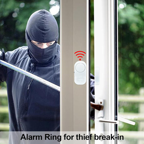 HIIXHC Door Window Alarm, 95DB Wireless Sensor Burglar Alarm for Kids Safety, 6 Pack