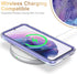 Esdot Galaxy S21 Case, Rugged Shockproof Cover for Women, Military Grade 21ft Drop Test, Nice Water Marble 6.2"