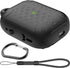 Waterproof Case for AirPods Pro 2nd Gen, Anti-Lost Silicone Cover with Wireless Charging & LED Visible, Black 01