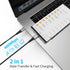 2ft USB C to USB C Cable, 3 Pack Braided 60W/3A Fast Charging Cord for iPhone 15 Pro, Samsung Galaxy S23, Moto LG