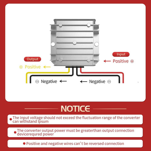 DC 12V/24V/36V to 5V Power Adapter Converter, Truck Car Step Down Regulator for Auto Electronics, 10A 50W
