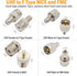 RF Coaxial Adapter Set, 23 Type UHF Adapter Kits for Ham Radio, CB Radio Antenna Adapter