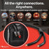 Nakamichi Excel Series 24k Gold Plated Banana Plug - 12AWG Speaker Cable Wire 99.9% Oxygen-Free Copper (OFC) Heavy Duty