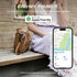 MOMAX Key Finder Tracker Tag Smart Personal Alarm Rechargeable Tracking Device with SOS Alert & LED Strobe, Find My