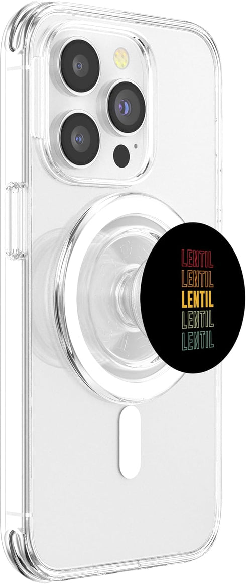 Lentil Apparel Lentil Rainbow PopSockets PopGrip for MagSafe