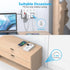 SMNICE 10 8 6USB(1 Power Strip Surge Protector, Flat Plug Long Extension Cord Ft with Widely Spaced Outlets USB C)