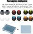 MQIMY 3.8mm -5.1mm) 18 Silicone Replacement Earbud Tips Earbud Covers Eartips Fit Most in-Ear Earbuds(Inner Hole