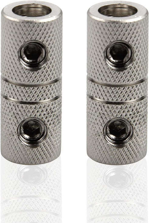2Pcs 8 Gauge Wire Audio Car Brass Terminal Butt Connectors Car Stereo Power or Ground Wire Splice Coupler by ZOOKOTO