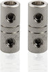 2Pcs 8 Gauge Wire Audio Car Brass Terminal Butt Connectors Car Stereo Power or Ground Wire Splice Coupler by ZOOKOTO