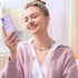 in-Ear Earphones with Mic - Wired Headset with Remote and Mic Hands-Free Pearls Chain Universal Earphone for Girls