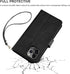 Bocasal iPhone 12 & 12 Pro Wallet Case, PU Leather Kickstand with Card Holder, Shockproof Flip Cover (Black)