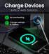 InfinaCore 130W USB Car Charger, Multi-Port USB-C & USB-A Car Lighter Adapter for Fast Charging Phone, Tablet, Laptop,