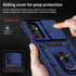 Samsung Galaxy A35 5G Case with Camera Lens Cover, HD Screen Protector, Navy Blue