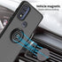 TJS Heavy Duty Case for Motorola Moto G Play 2023, G Power 2022/G Pure 2021 with Tempered Glass Protector