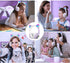 Wireless Over-Ear Headphones with Microphone, Bluetooth Cat Ear Headphones for Kids, Teens, Adults