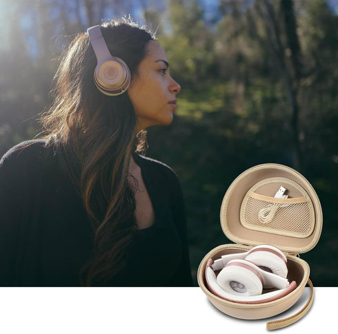 Headphone Case for TOZO HT2, Picun P26, Beats Studio Pro, Beats Solo3, Extra Large Foldable Bluetooth Wireless Headset