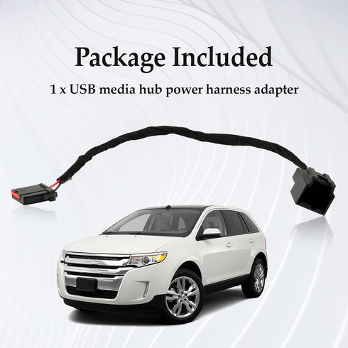 USB Media Hub Module Box Power Adapter Harness for Ford Sync 2 to SYNC 3 Upgrade Retrofit (GEN1)